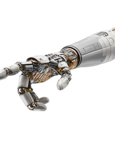 Robotic Hand Illustration Poster. poster