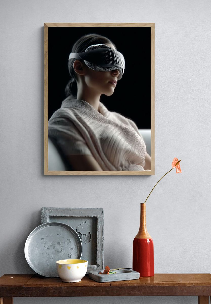 Relaxation in Focus — Minimalist Print. — room view 3