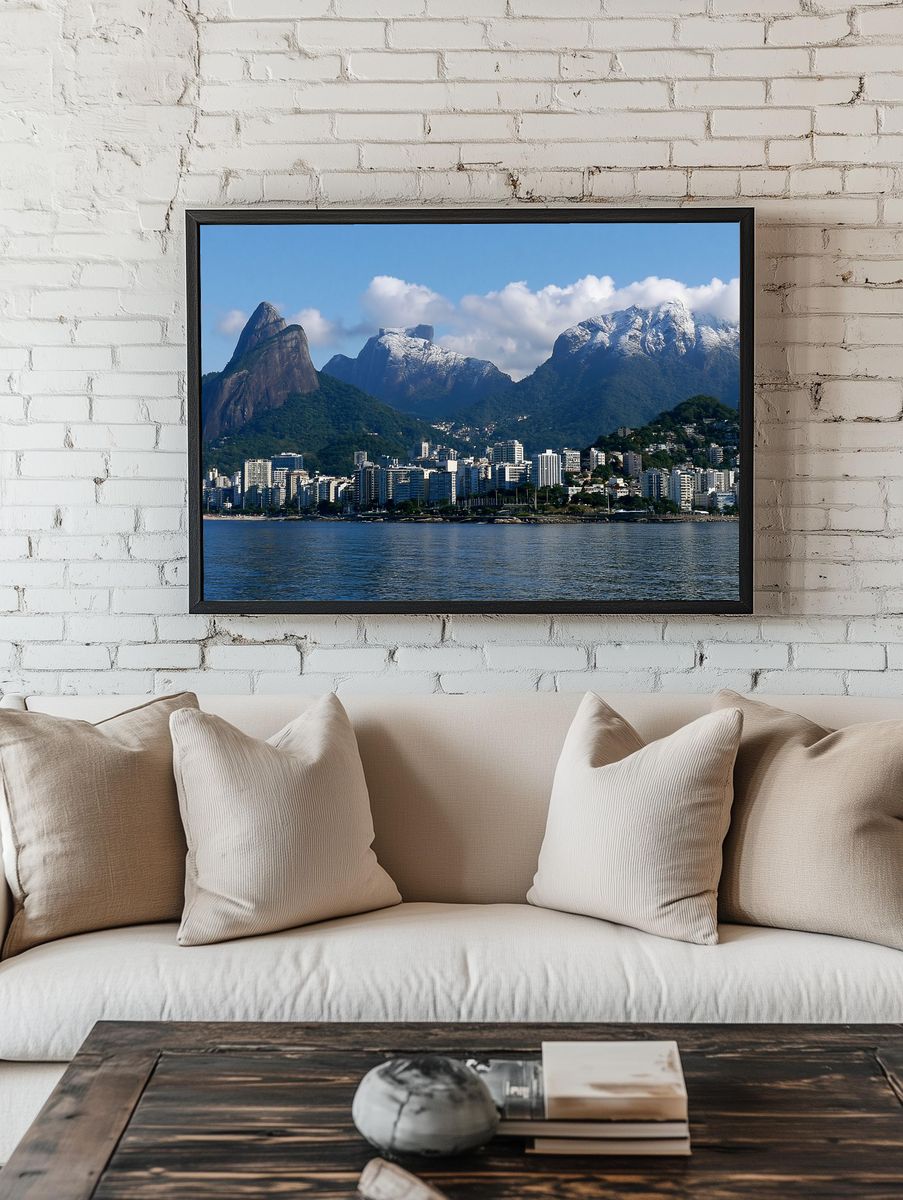 Rio de Janeiro Skyline Photography Poster. — room view 1
