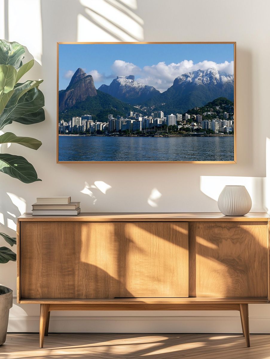 Rio de Janeiro Skyline Photography Poster. — room view 3