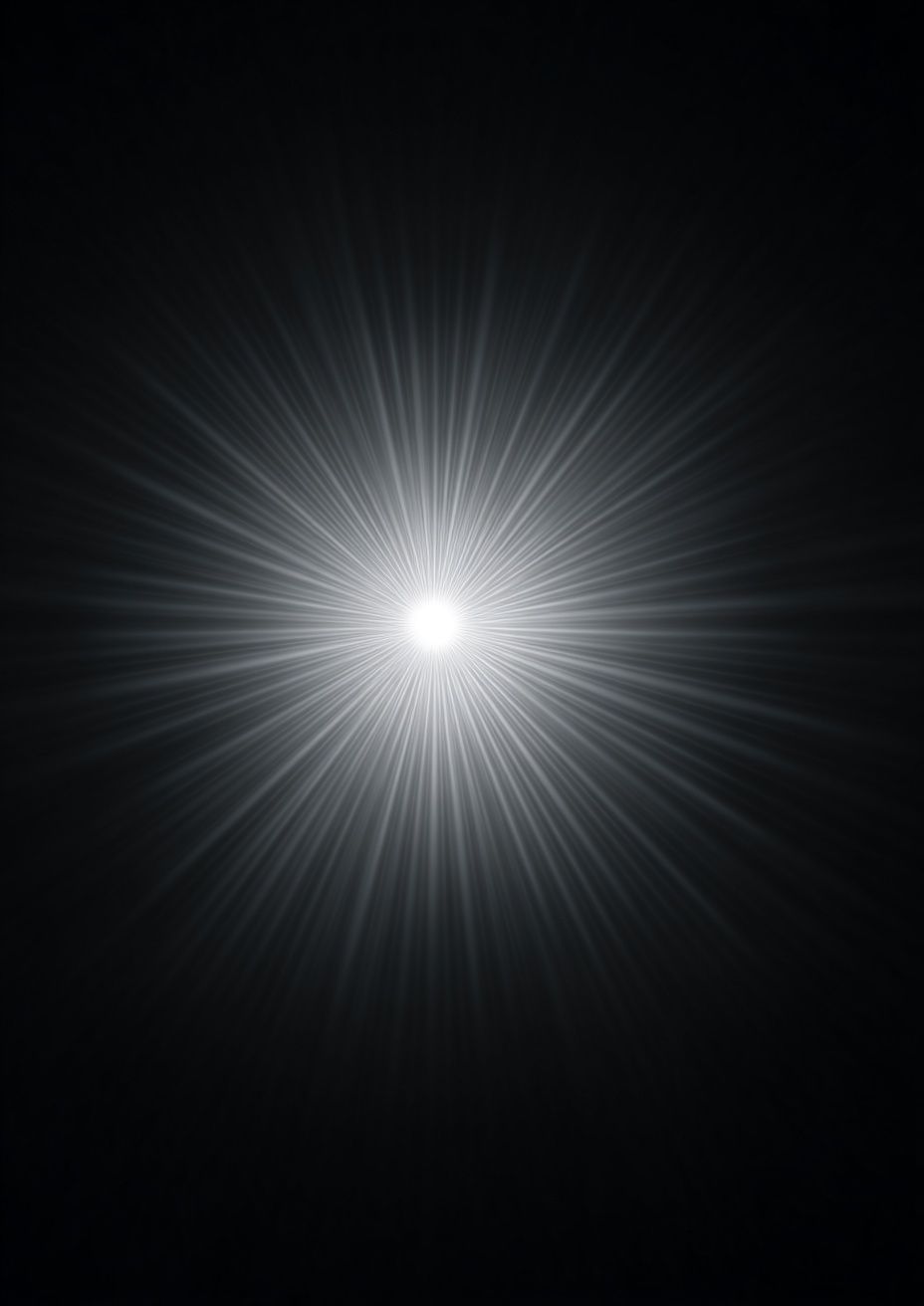 Radiant Light Burst — Abstract Print. poster detail