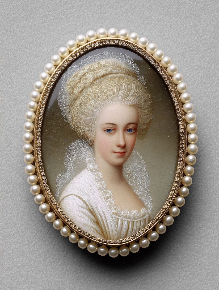 Regal Lady Portrait — Fine Art Print. poster detail