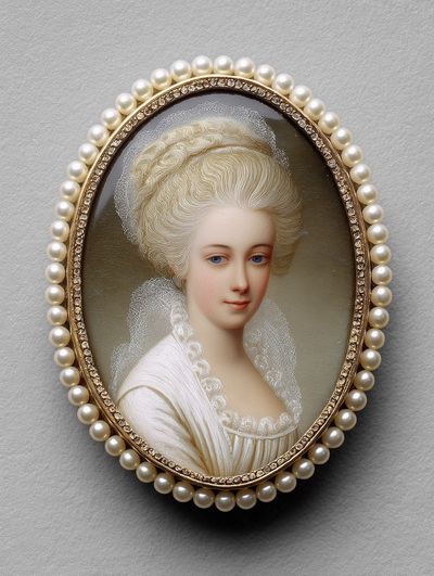 Regal Lady Portrait — Fine Art Print. poster print
