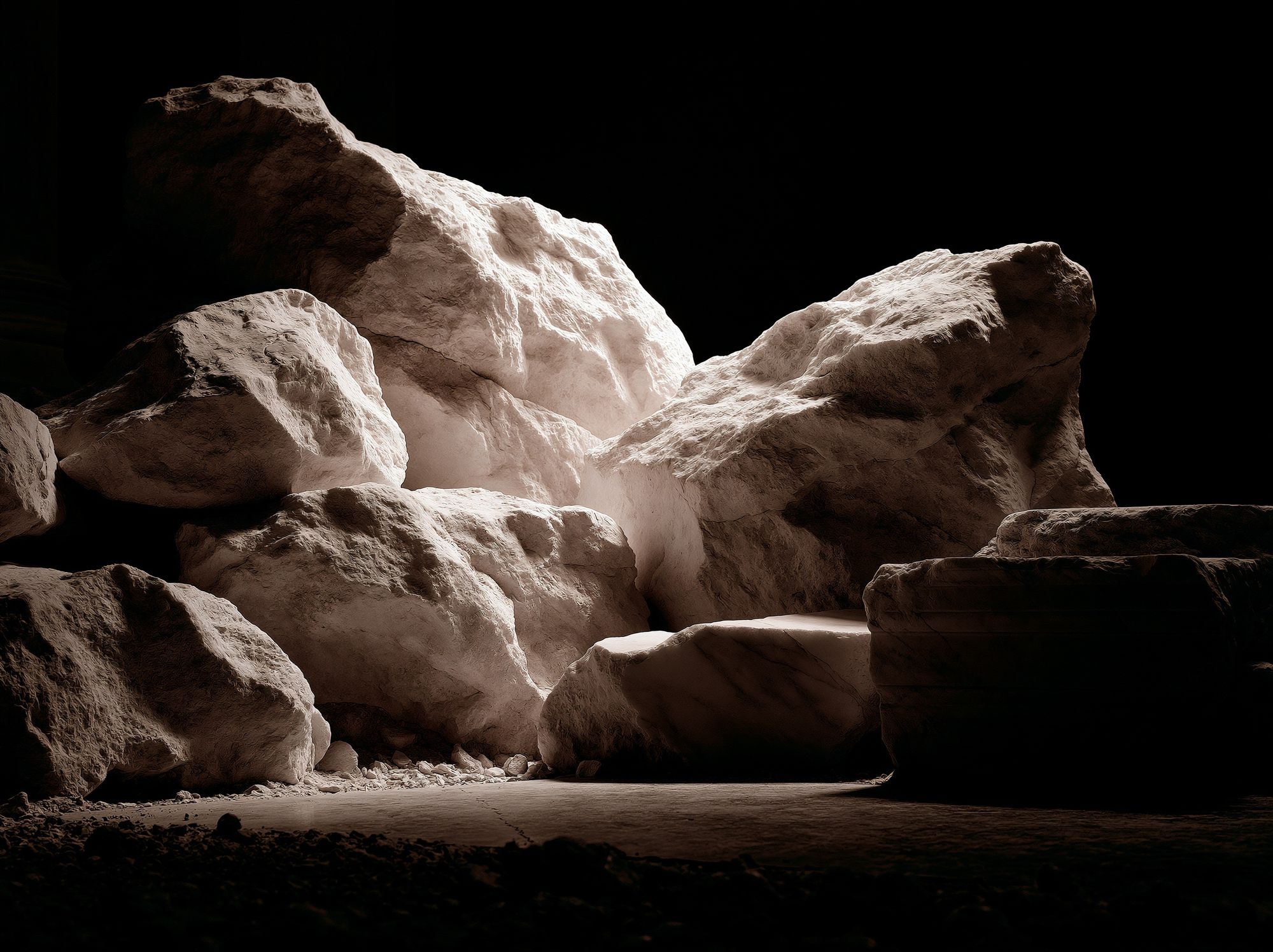 Cave Rocks — Photography Print. poster — photography art