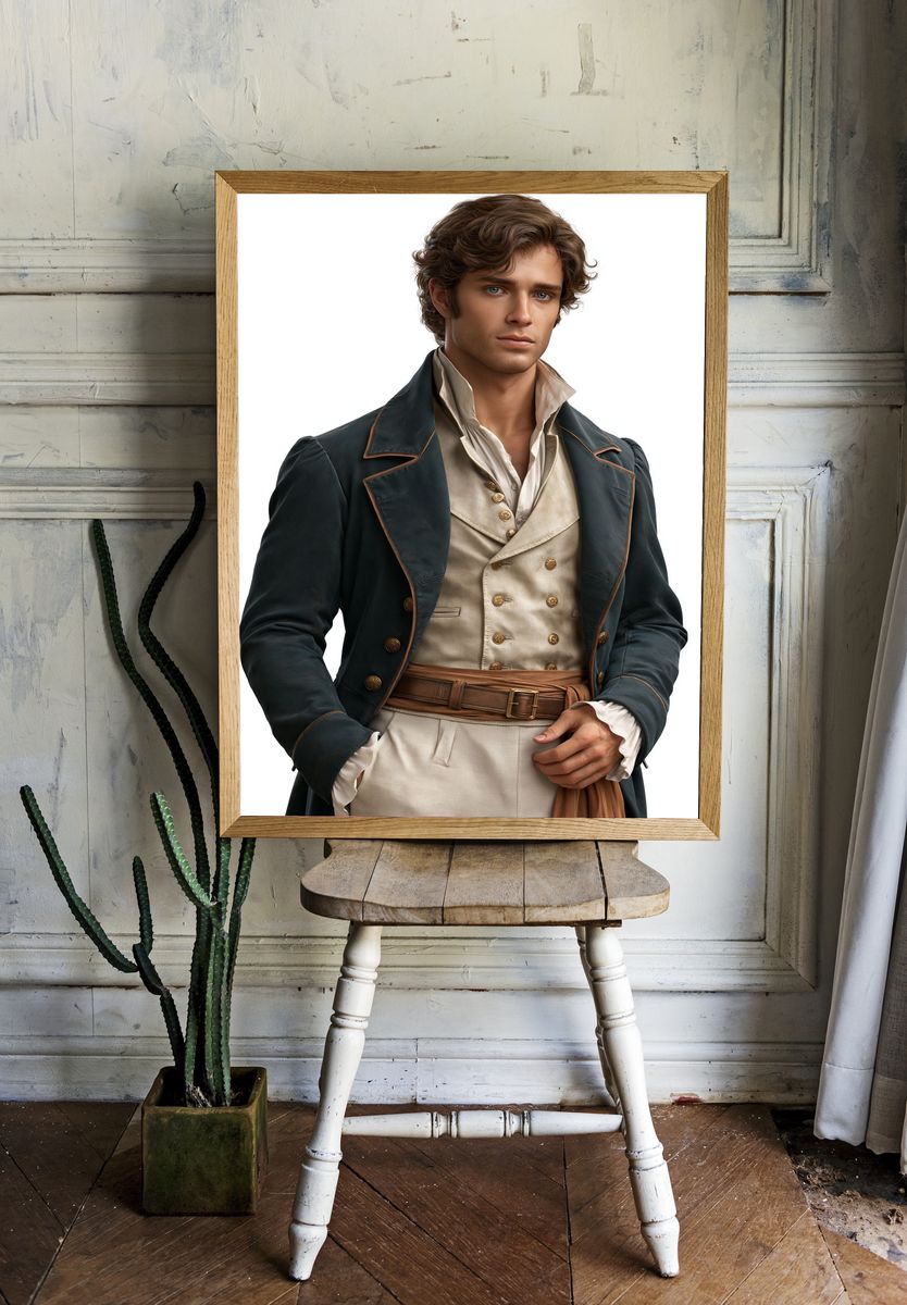 Regency Portrait Fashion Poster. room preview