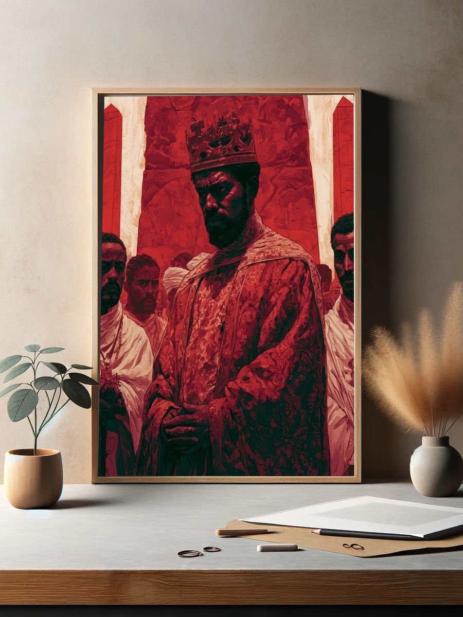 Royal Portrait Fine-Art Poster. — room view 2