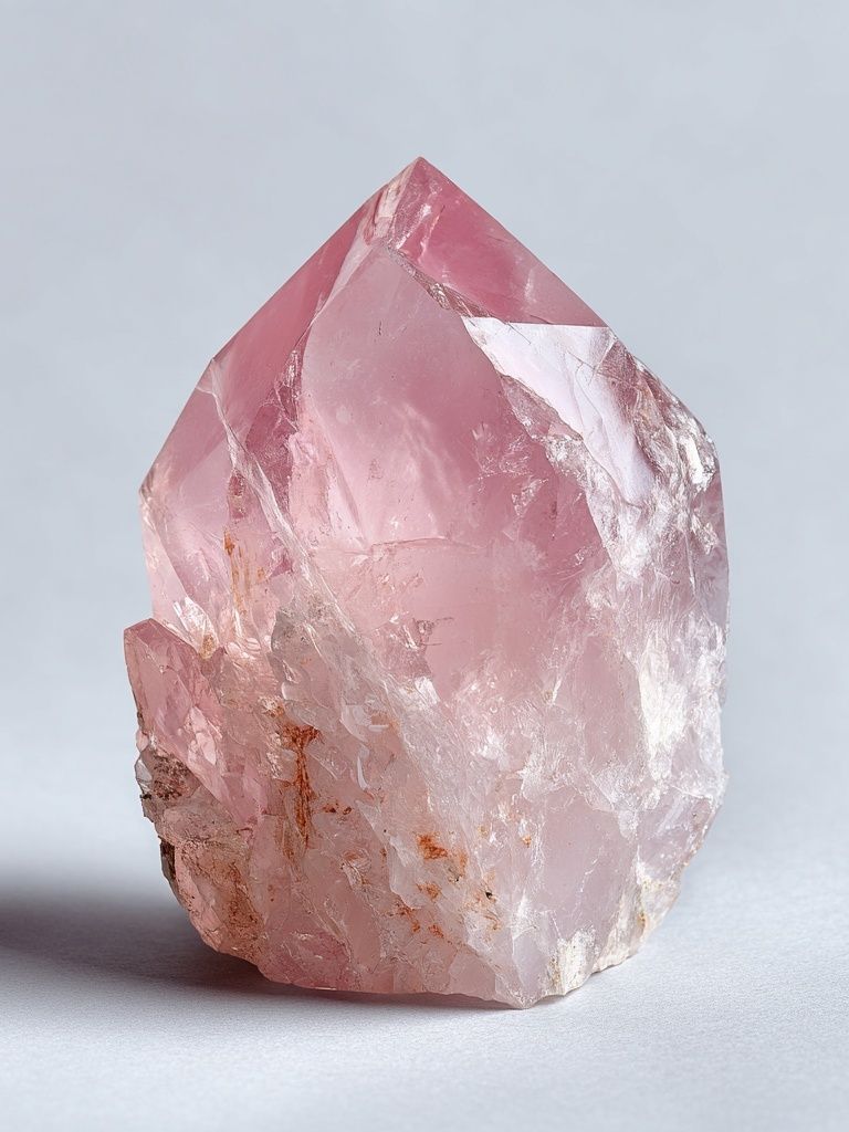 Rose Quartz Crystal — Photography Print. poster detail