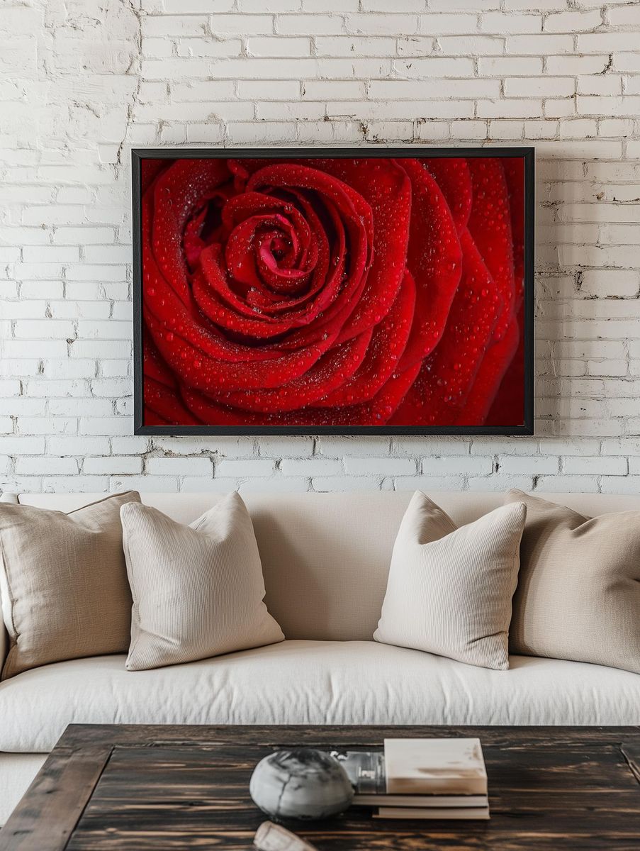 Free red rose image, public. room preview