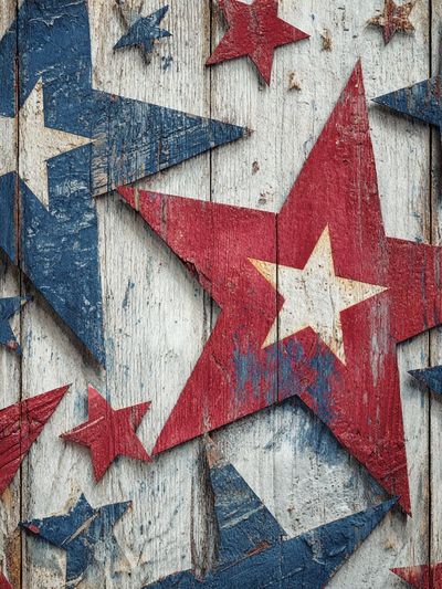 Rustic Stars Wall Art Poster. poster
