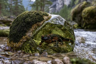 Salamander in Crystal Cave Poster.