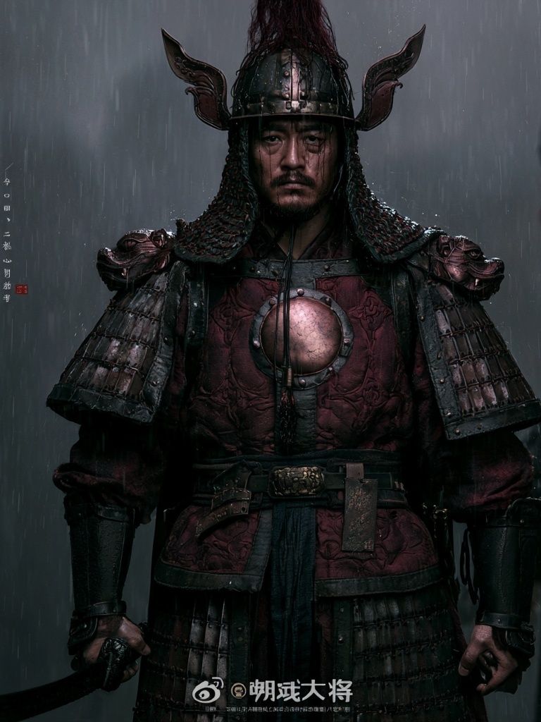 Samurai Warrior Portrait Poster. poster detail