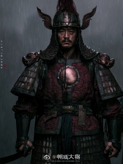 Samurai Warrior Portrait Poster.