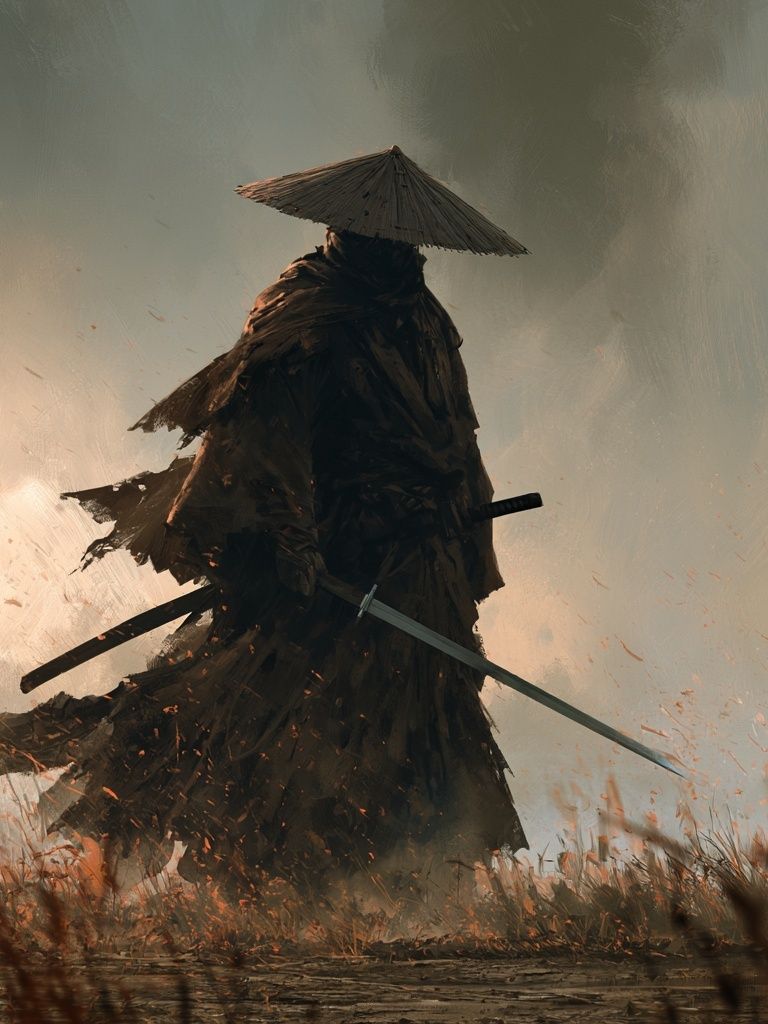 Samurai Warrior Fine-Art Print. poster — fine-art art
