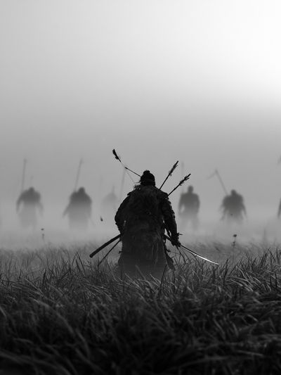 Samurai Mist Field Photography Poster.