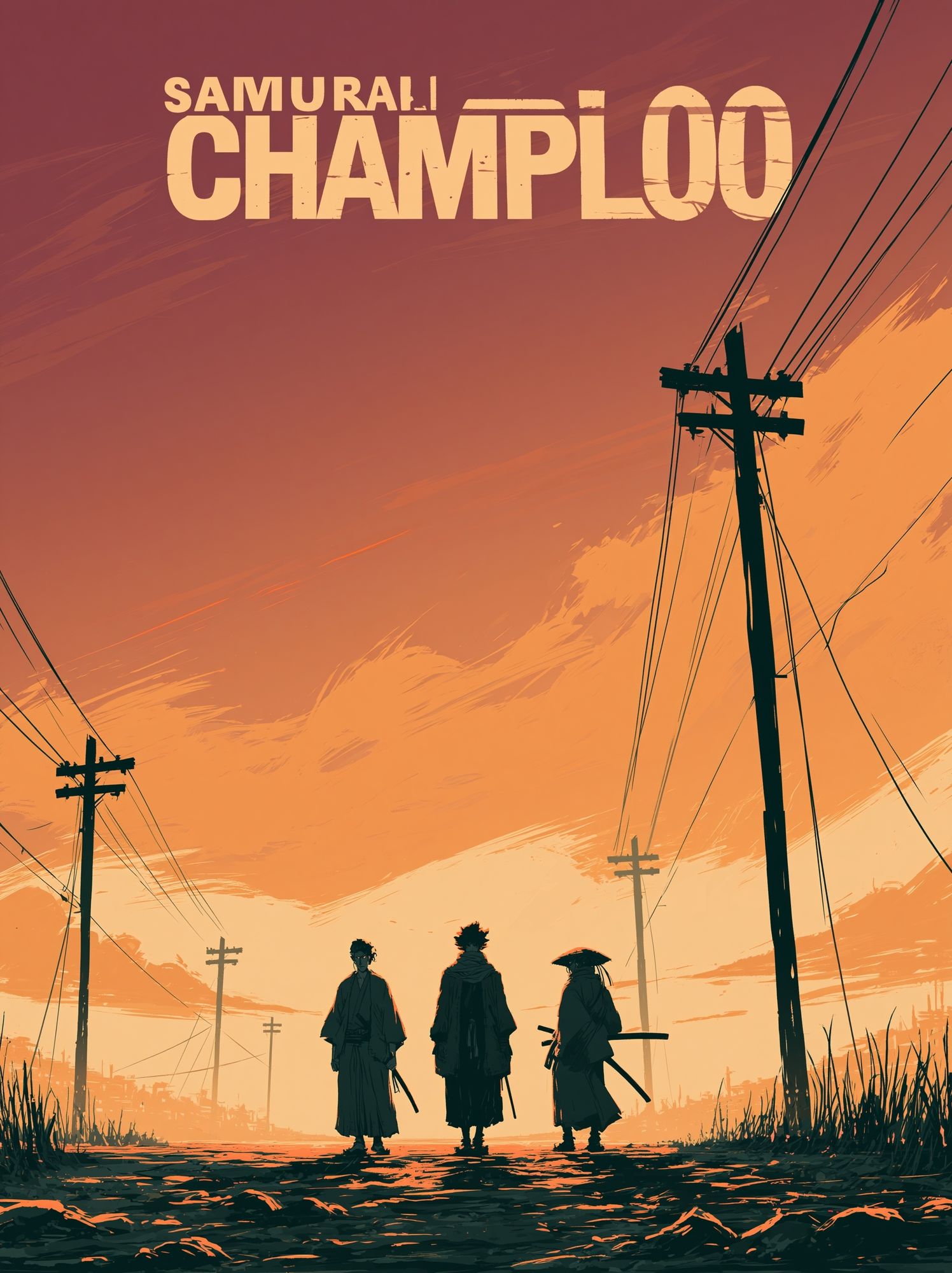Samurai Champloo Anime Poster. poster detail