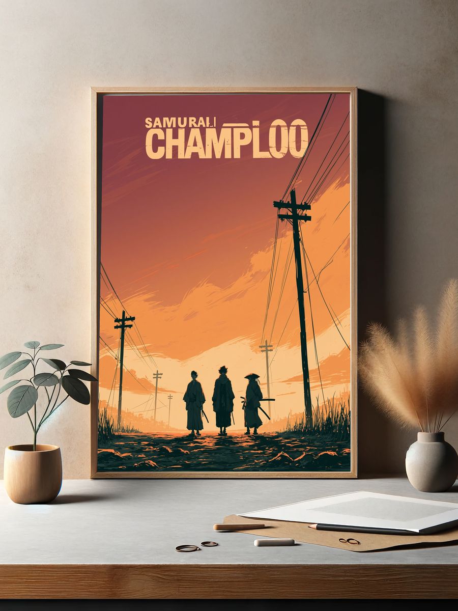 Samurai Champloo Anime Poster. — room view 2