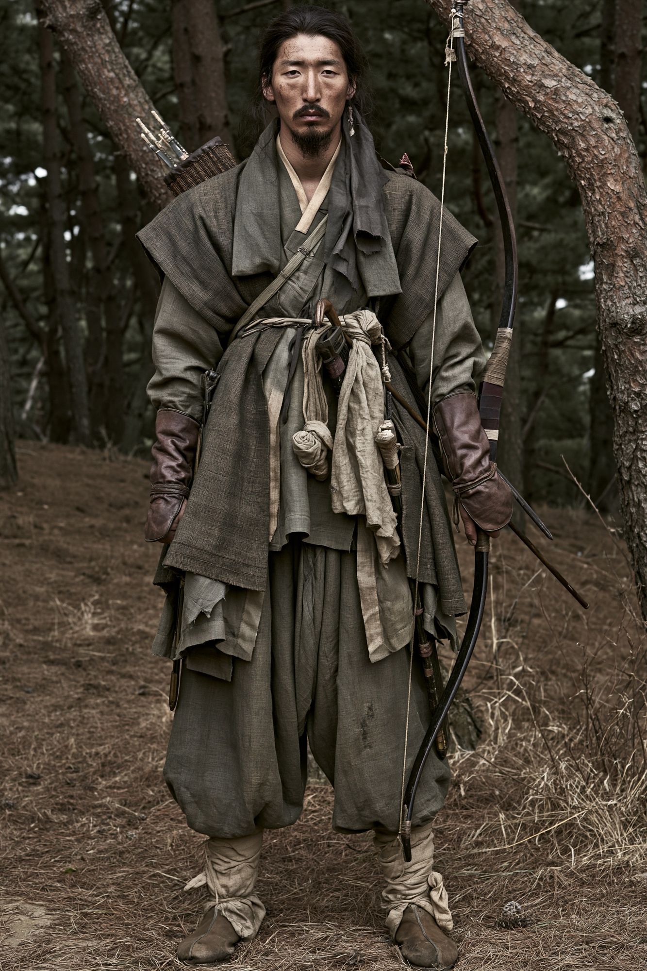 Samurai Archer Portrait Print. poster — photography art
