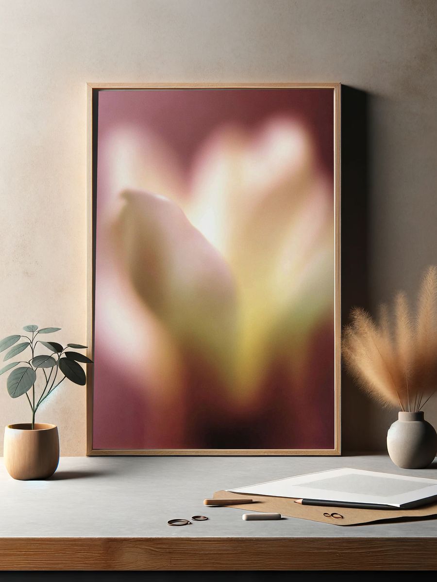 Soft Bloom — Fine Art Print. — room view 2