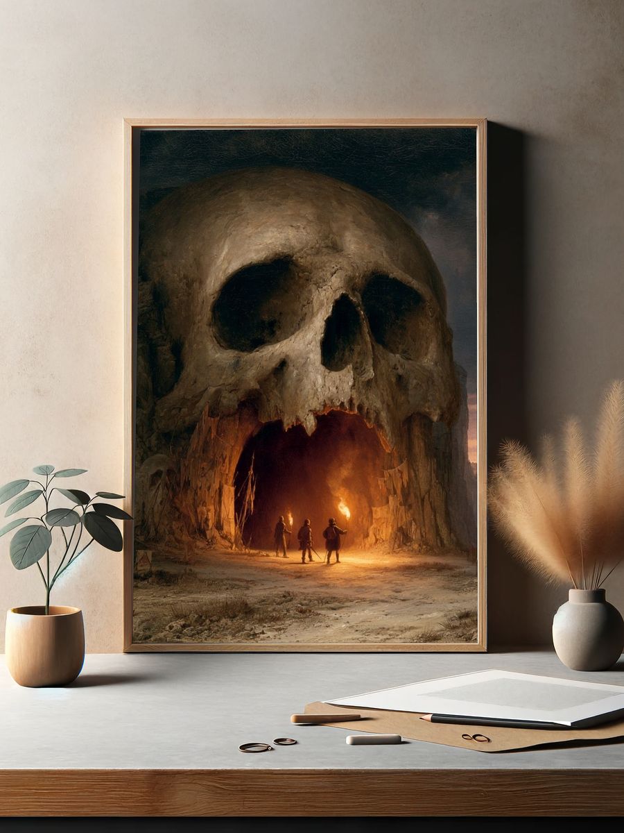 Skull Cave Adventure Print. — room view 2