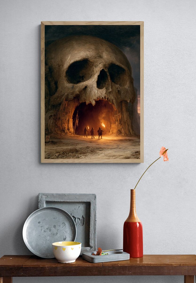 Skull Cave Adventure Print. — room view 3
