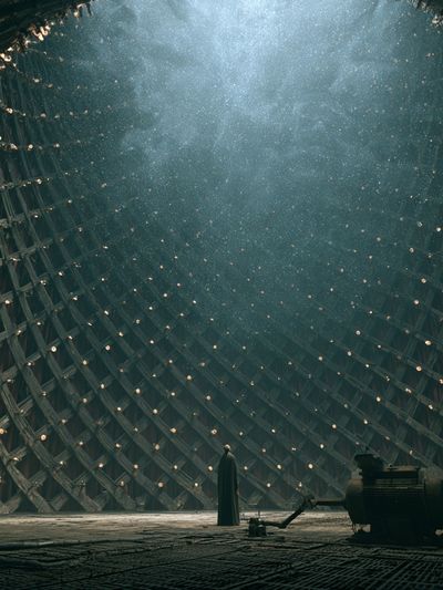 Sci-Fi Chamber Digital Art Print.