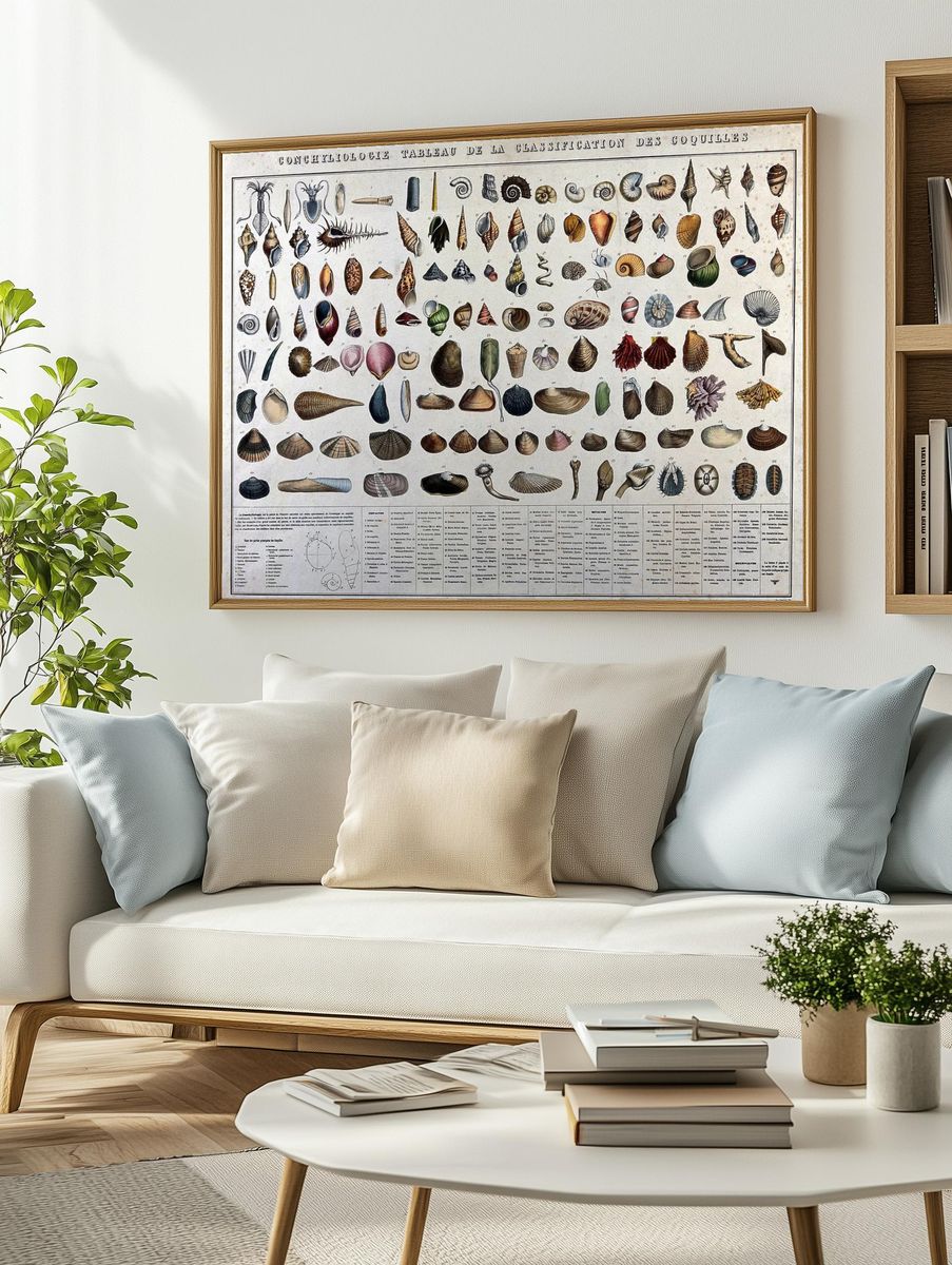 Shell Classification Poster. — room view 2