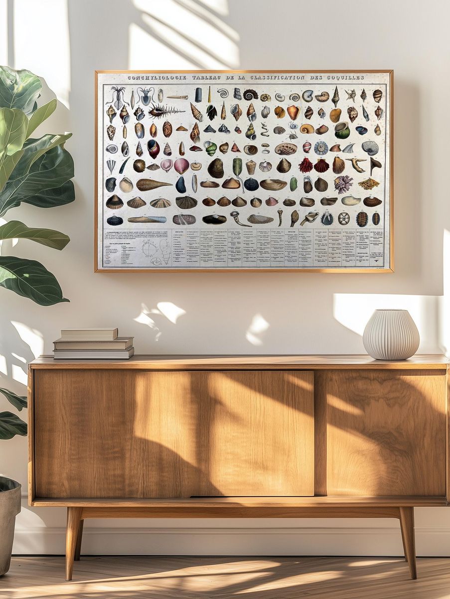 Shell Classification Poster. — room view 3