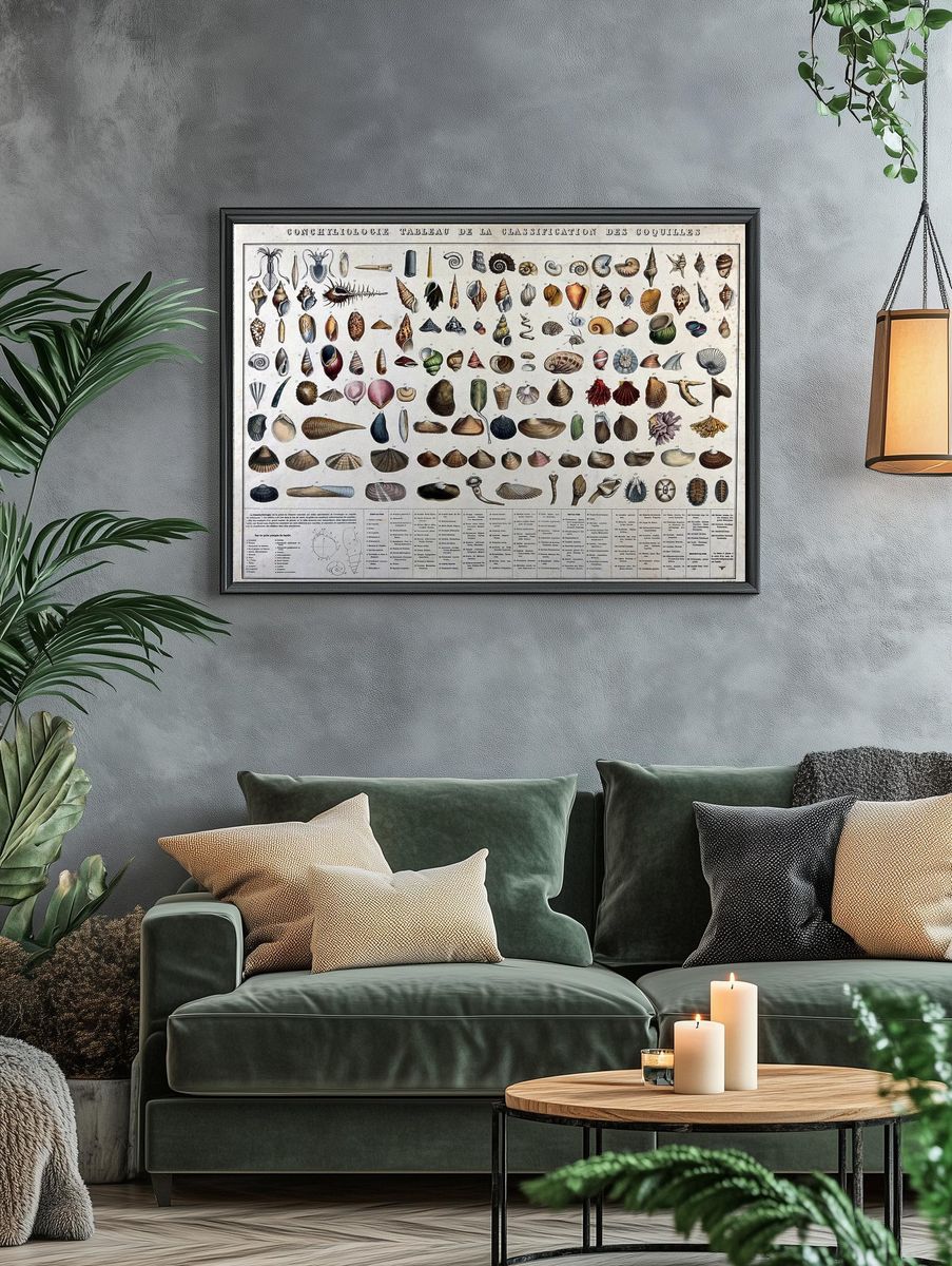Shell Classification Poster. — room view 4