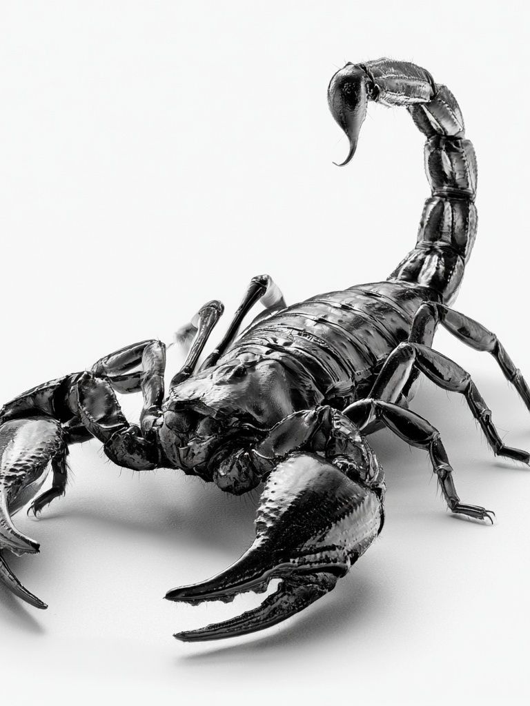 Black Scorpion Photography Poster. poster detail