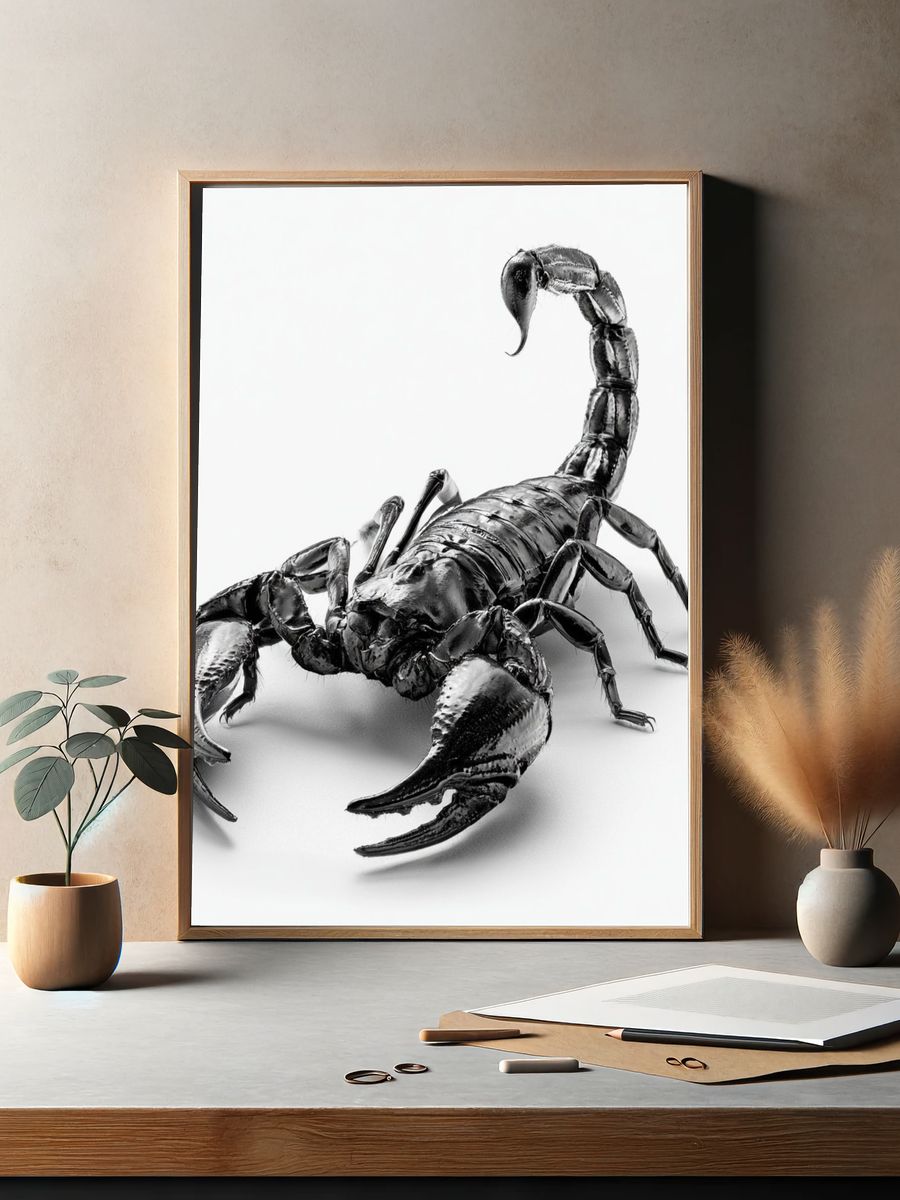 Black Scorpion Photography Poster. — room view 2