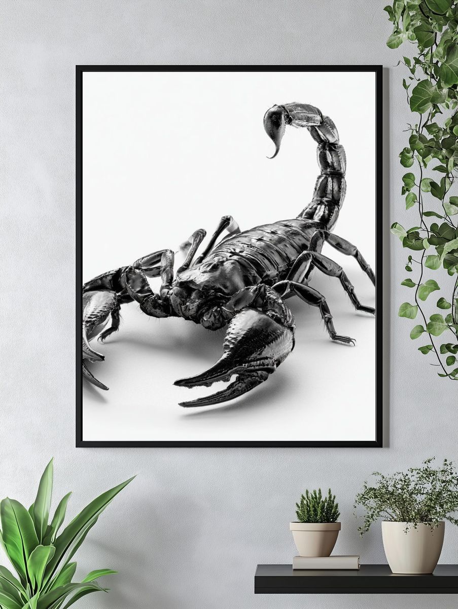Black Scorpion Photography Poster. — room view 4