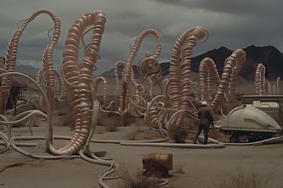 Surreal Desert Installation Print.