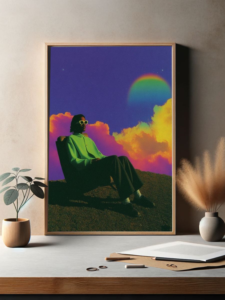 Surreal Dreamscape Portrait Poster. — room view 2