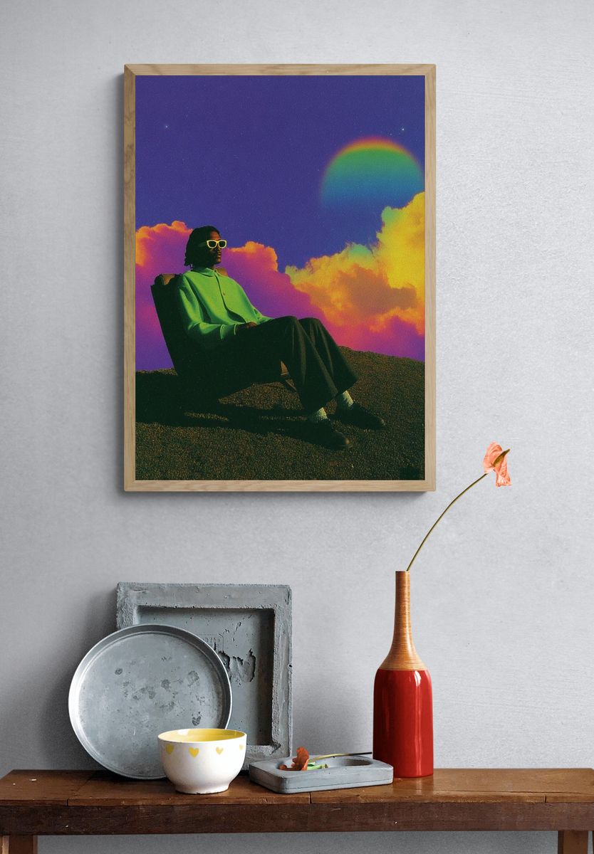 Surreal Dreamscape Portrait Poster. — room view 3