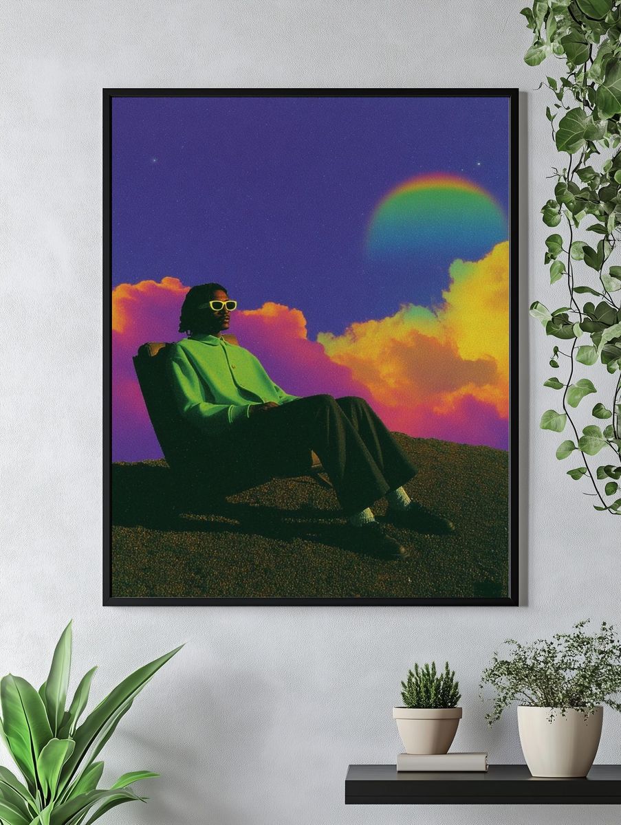 Surreal Dreamscape Portrait Poster. — room view 4