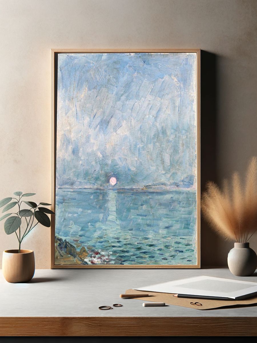 Sea (1901–1925) vintage illustration Dezider. — room view 2