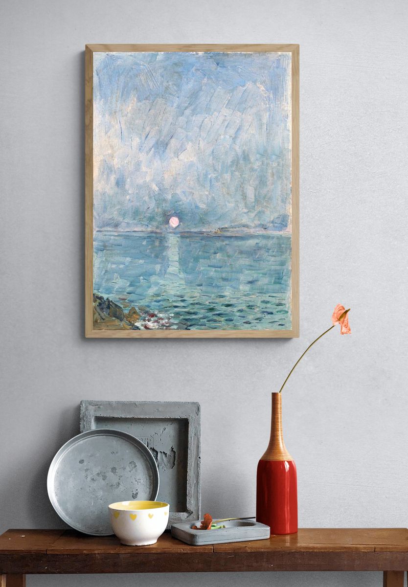 Sea (1901–1925) vintage illustration Dezider. — room view 3