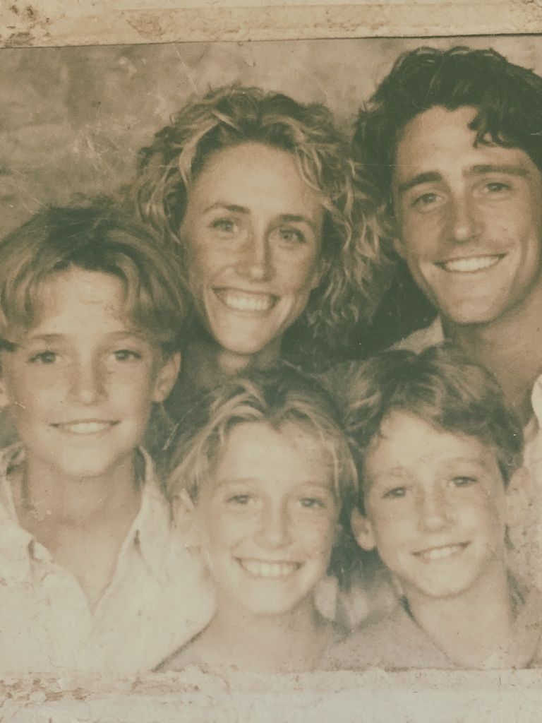 Sepia Family Portrait Photography Poster. poster detail