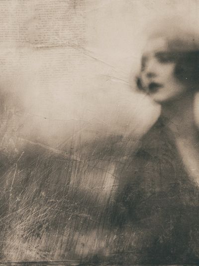 Dreamy Sepia Portrait Print.