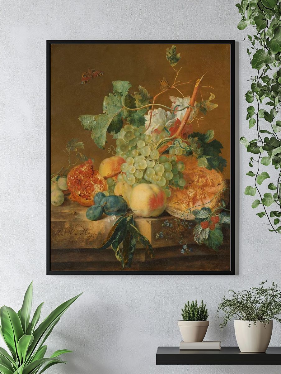 Still Life with Fruits — Fine Art Print. — room view 4