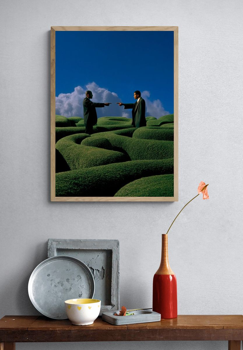 Surreal Garden Duel Print. — room view 3