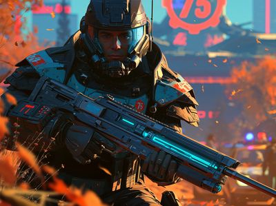 Sci-Fi Soldier Portrait Poster.