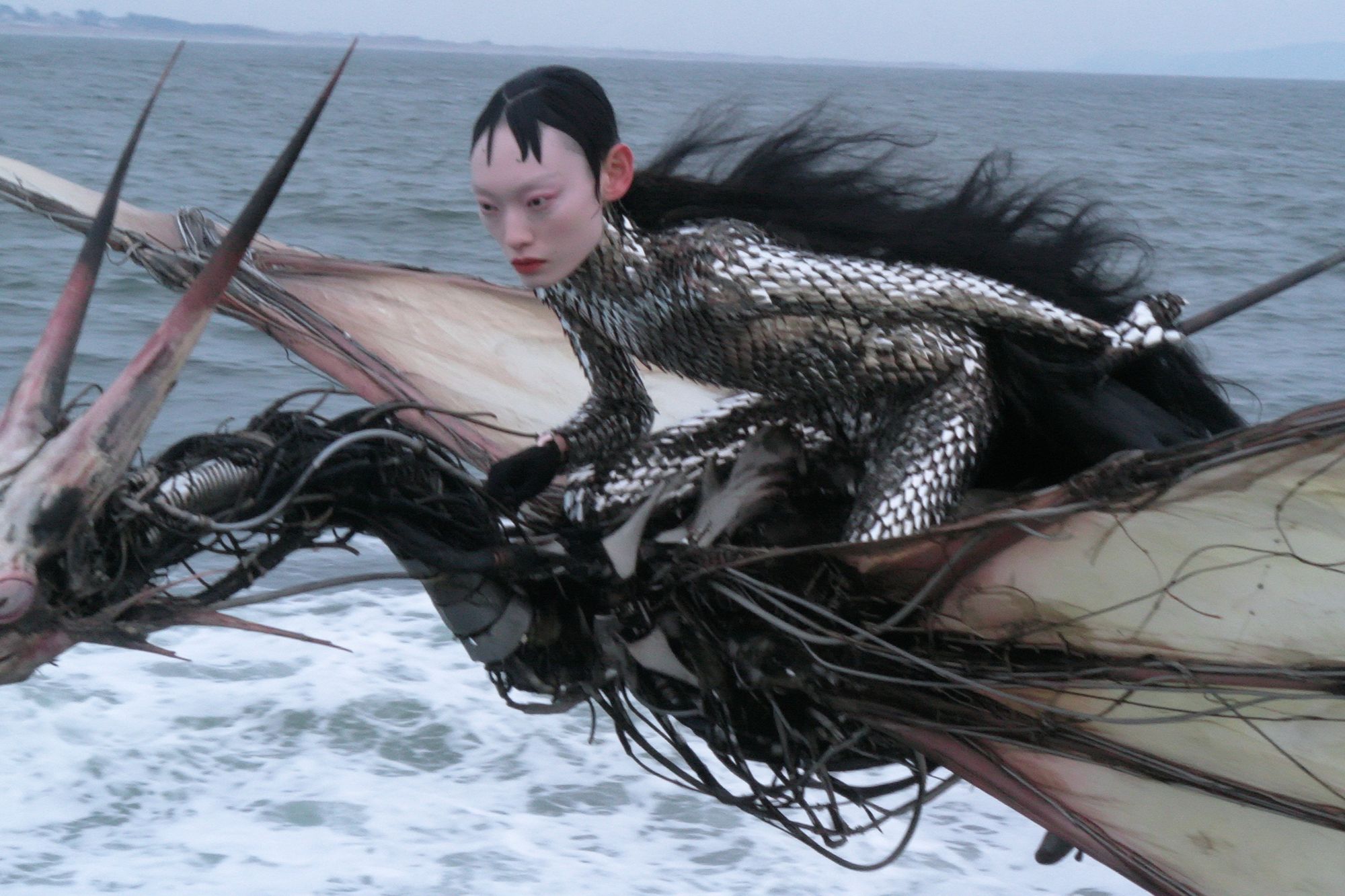 Surreal Sea Rider Fine-Art Print. poster — fine-art art