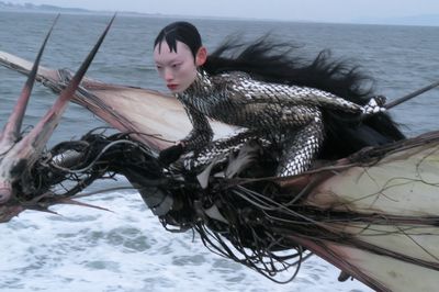 Surreal Sea Rider Fine-Art Print. poster