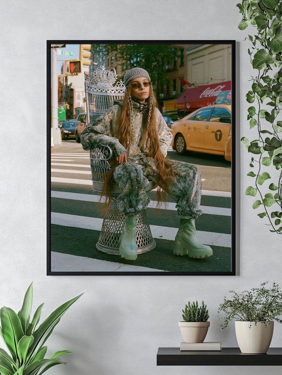 Street Fashion Portrait Poster. — room view 4