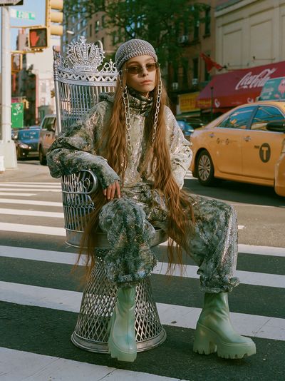 Street Fashion Portrait Poster.