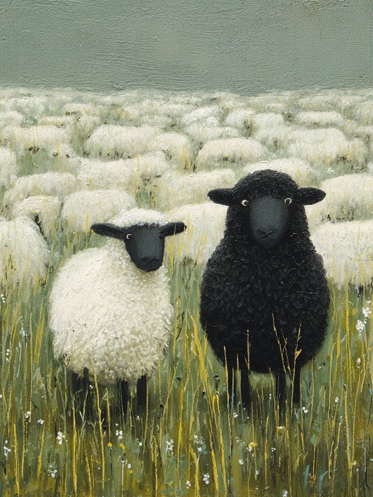 Sheep Meadow Fine-Art Print. poster detail