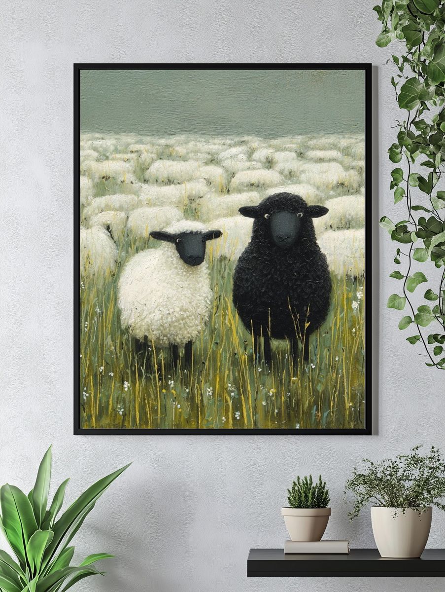 Sheep Meadow Fine-Art Print. — room view 4