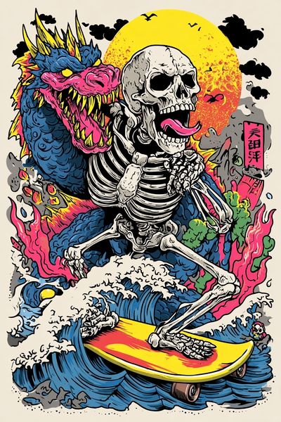 Skeleton Surfing with Dragon