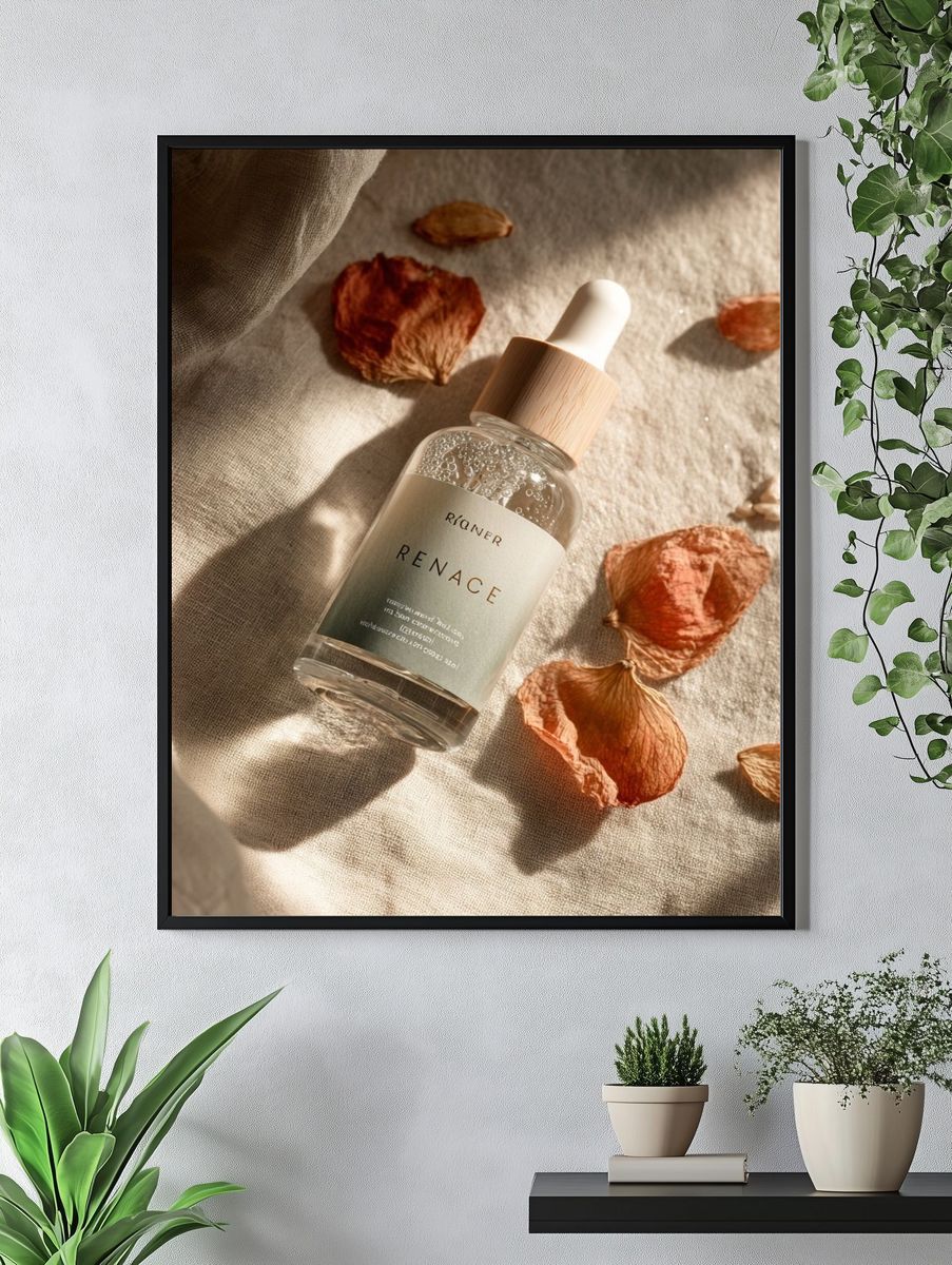 RENACE Skincare Product Poster. — room view 4